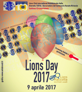 La locandina del Lions Day 2017